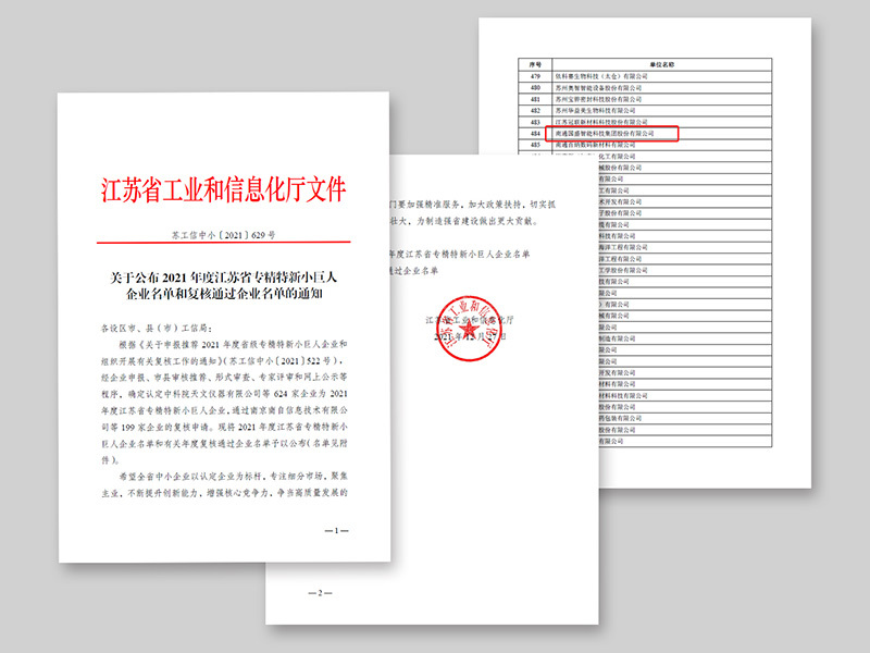 国盛智科获评凯发体育 “专精特新”小巨人企业